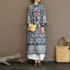 Сhinese style dress with print 1