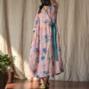 Vintage dress with floral print - 6 colors 1