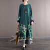 Embroidery floral dress - 2 colors 1
