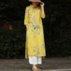 Chinese style yellow dress 1